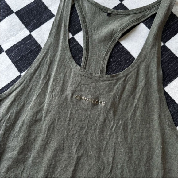 Alphalete Heavy Cotton Core Stringer - L - Picture 2 of 2